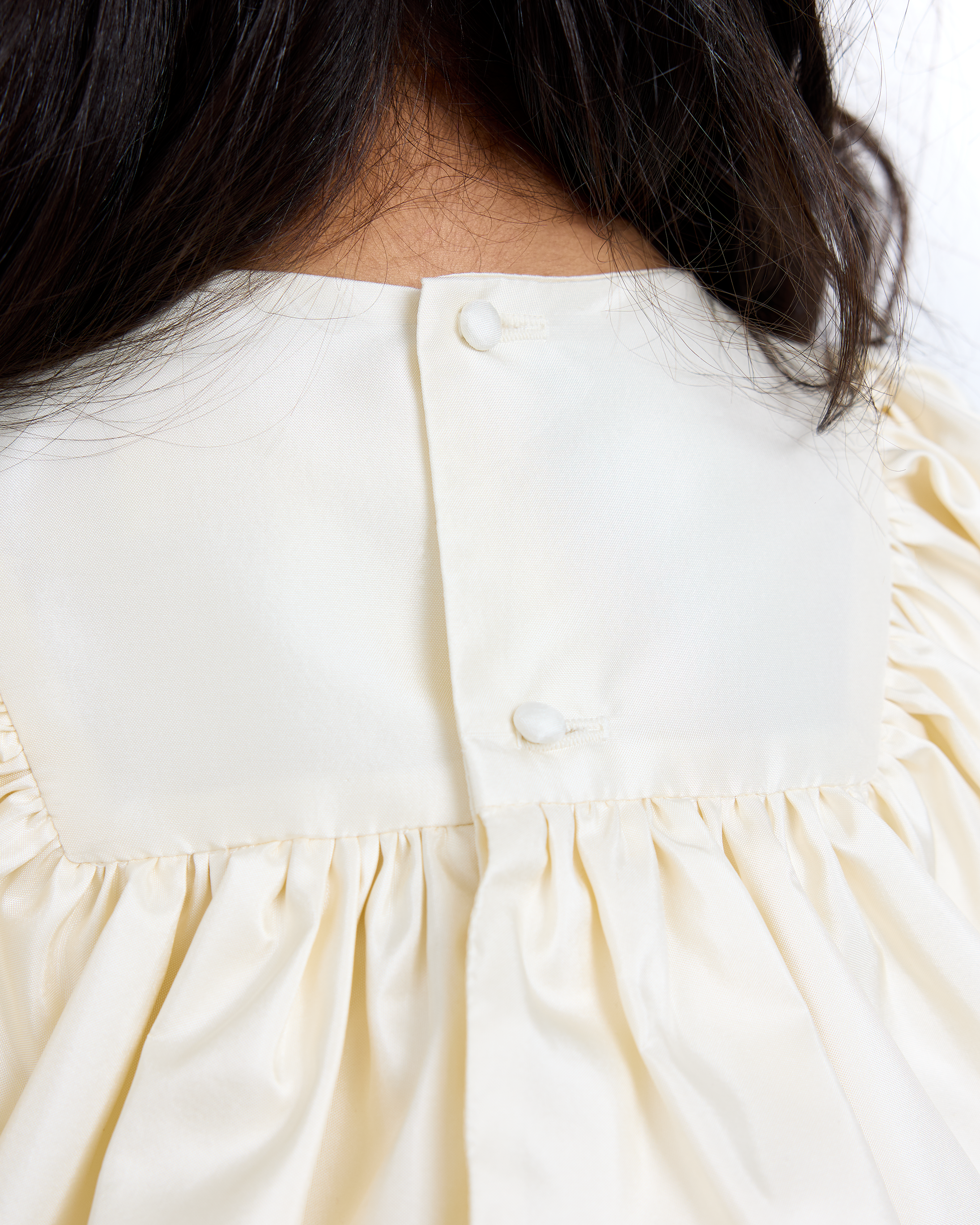 The Lennox Dress In Pearled Ivory