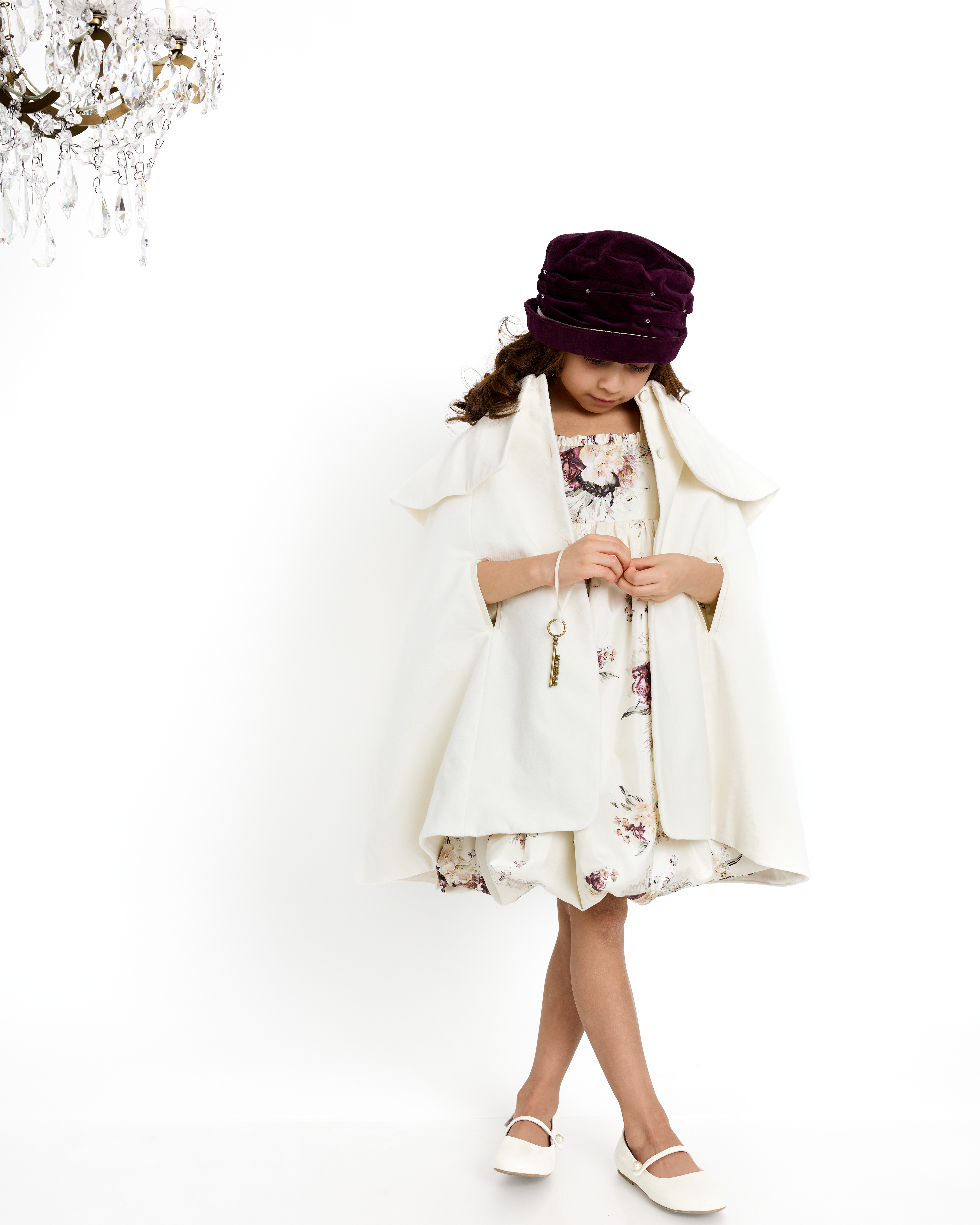 The Mini Puff Dress in Claret