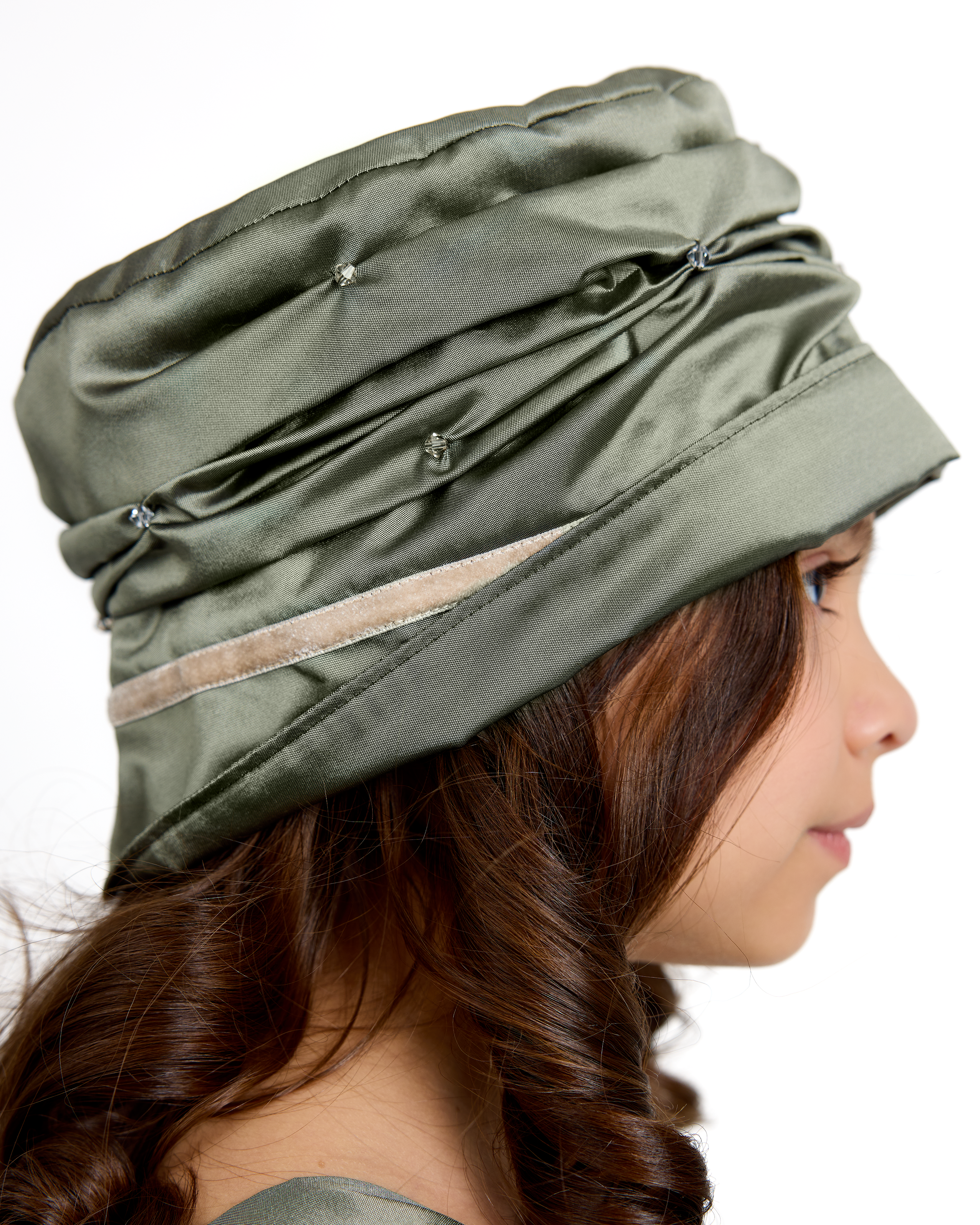 The Duchess Hat in Deep Lichen