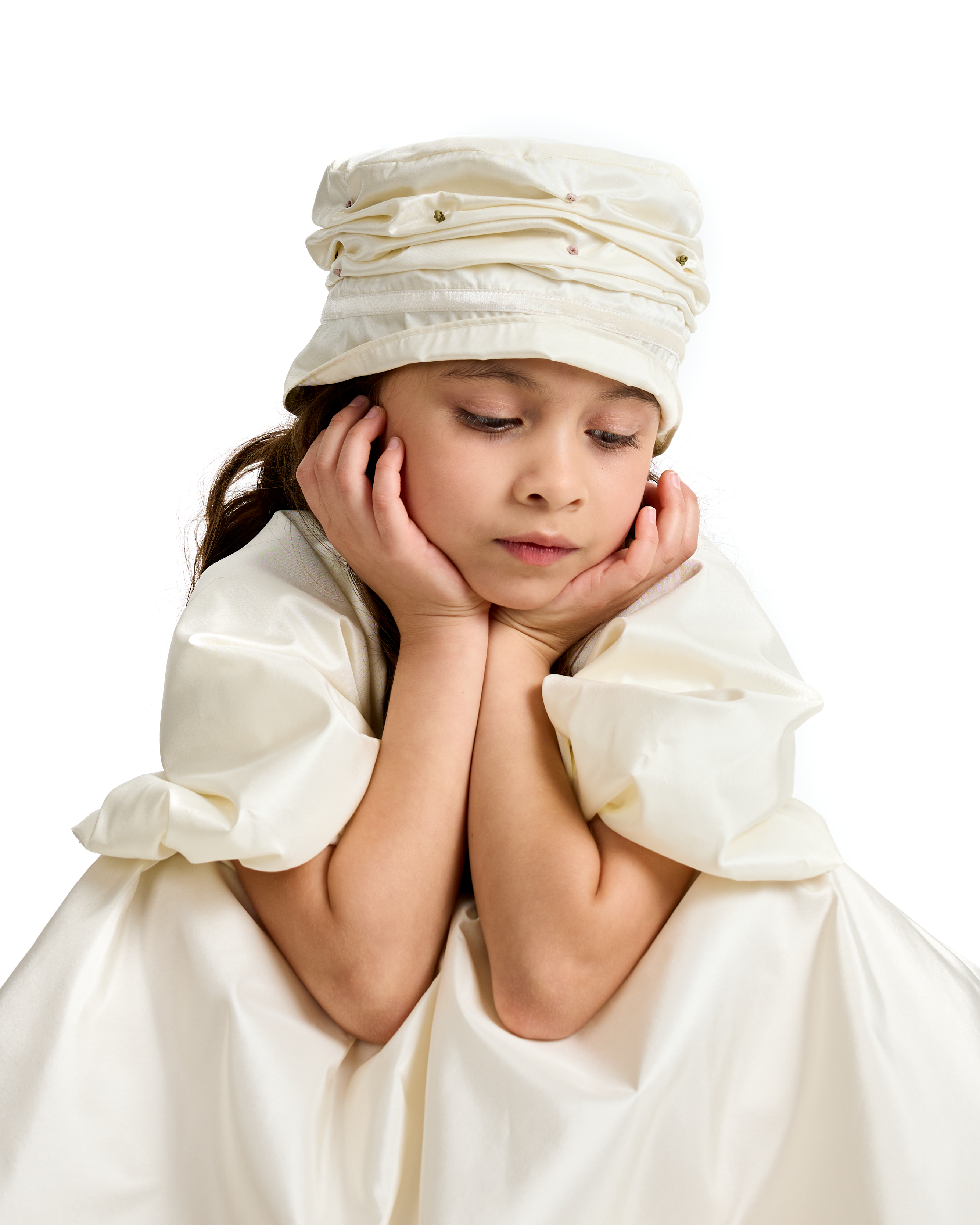 The Duchess Hat in Pearled Ivory