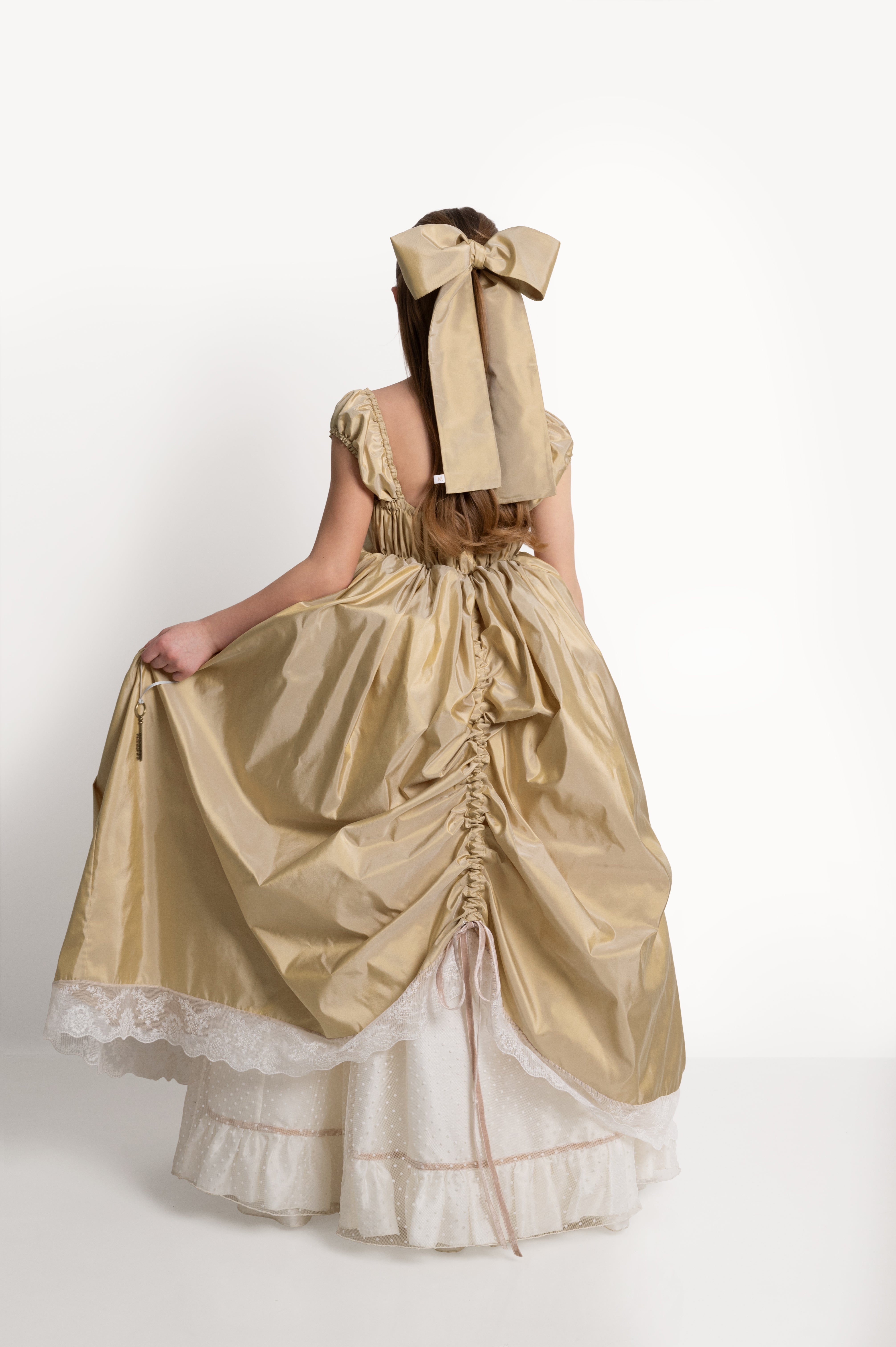 The Princess Dress in Spun Gold