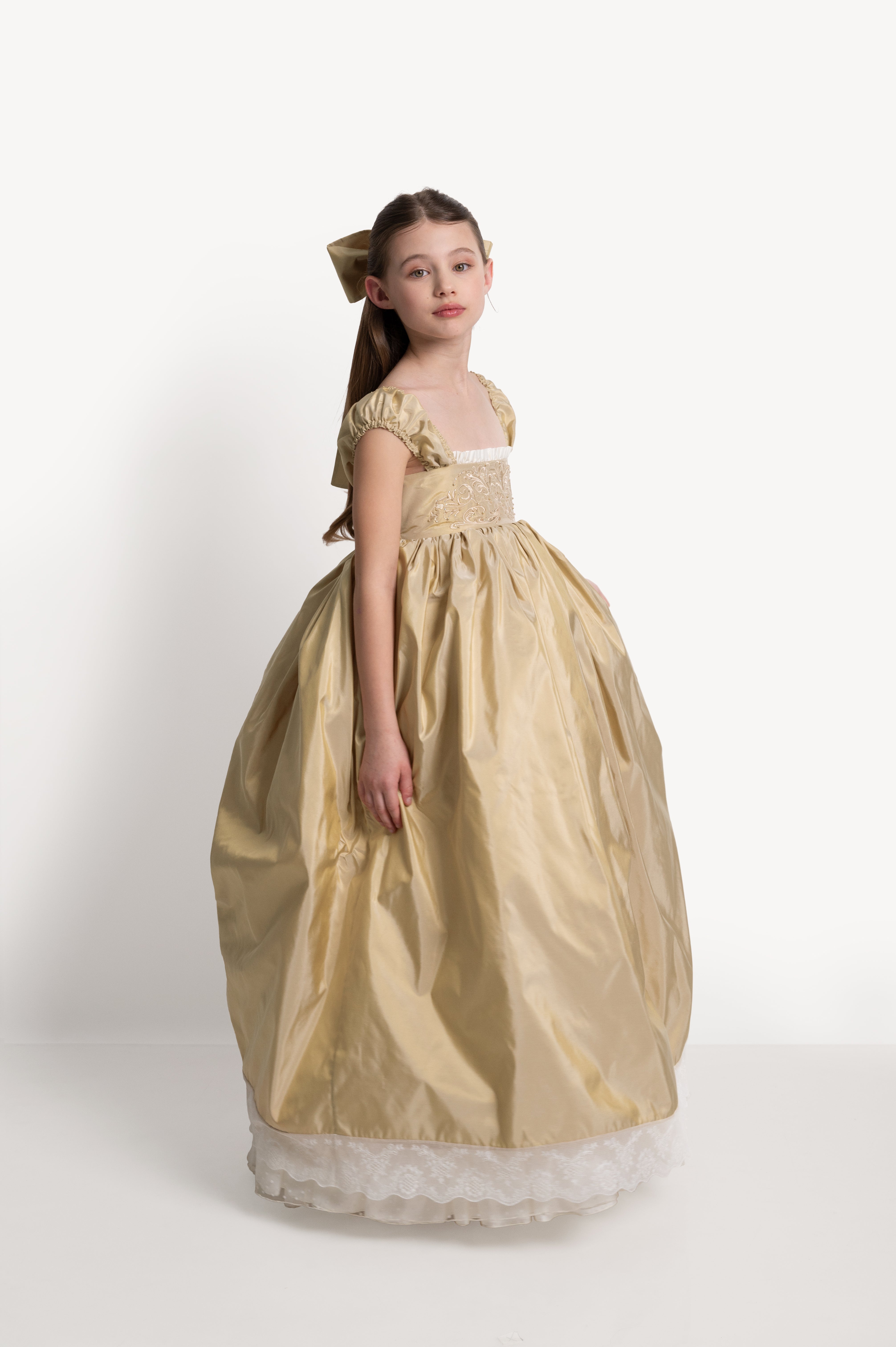 The Princess Dress in Spun Gold