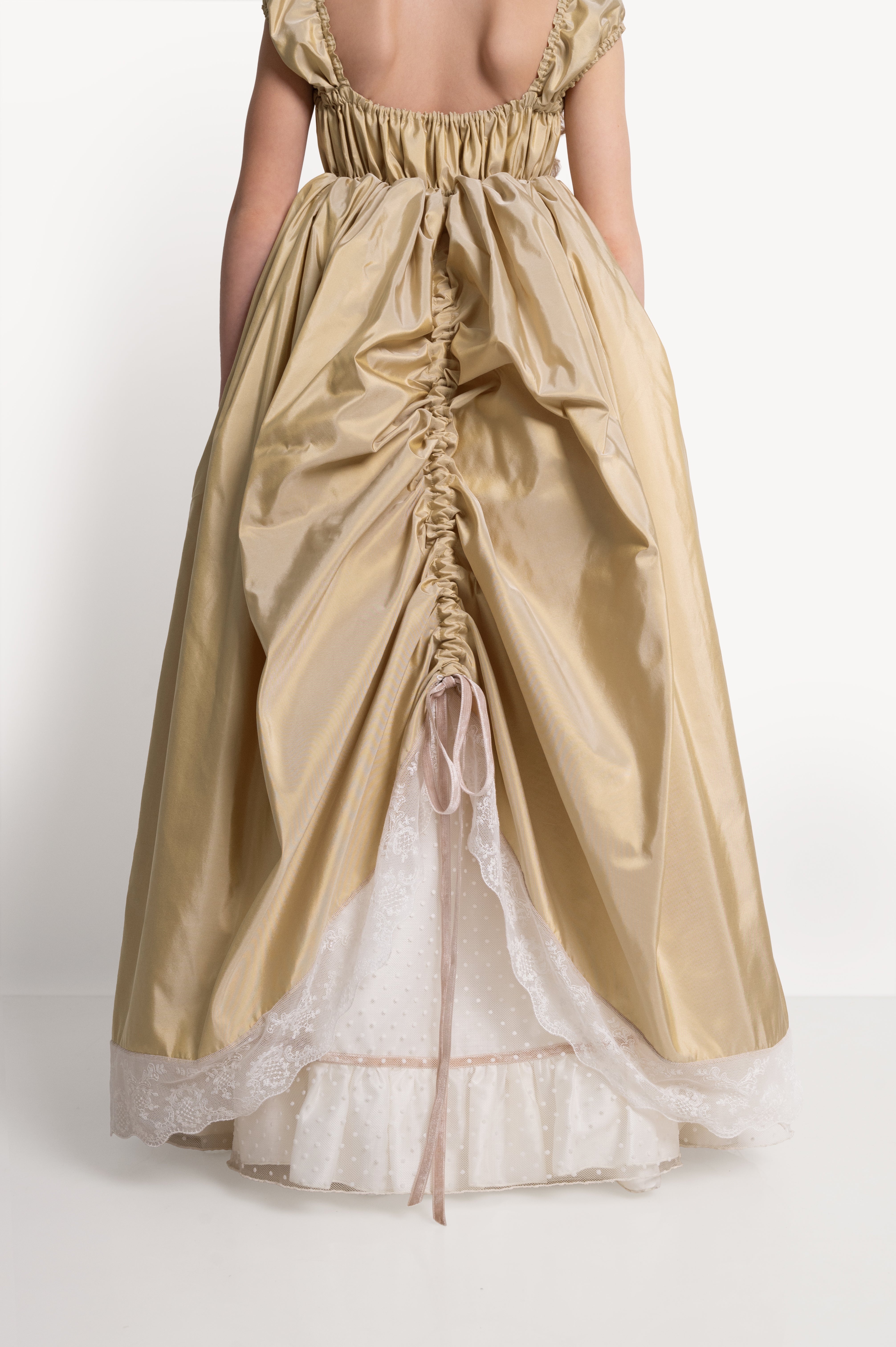 The Princess Dress in Spun Gold