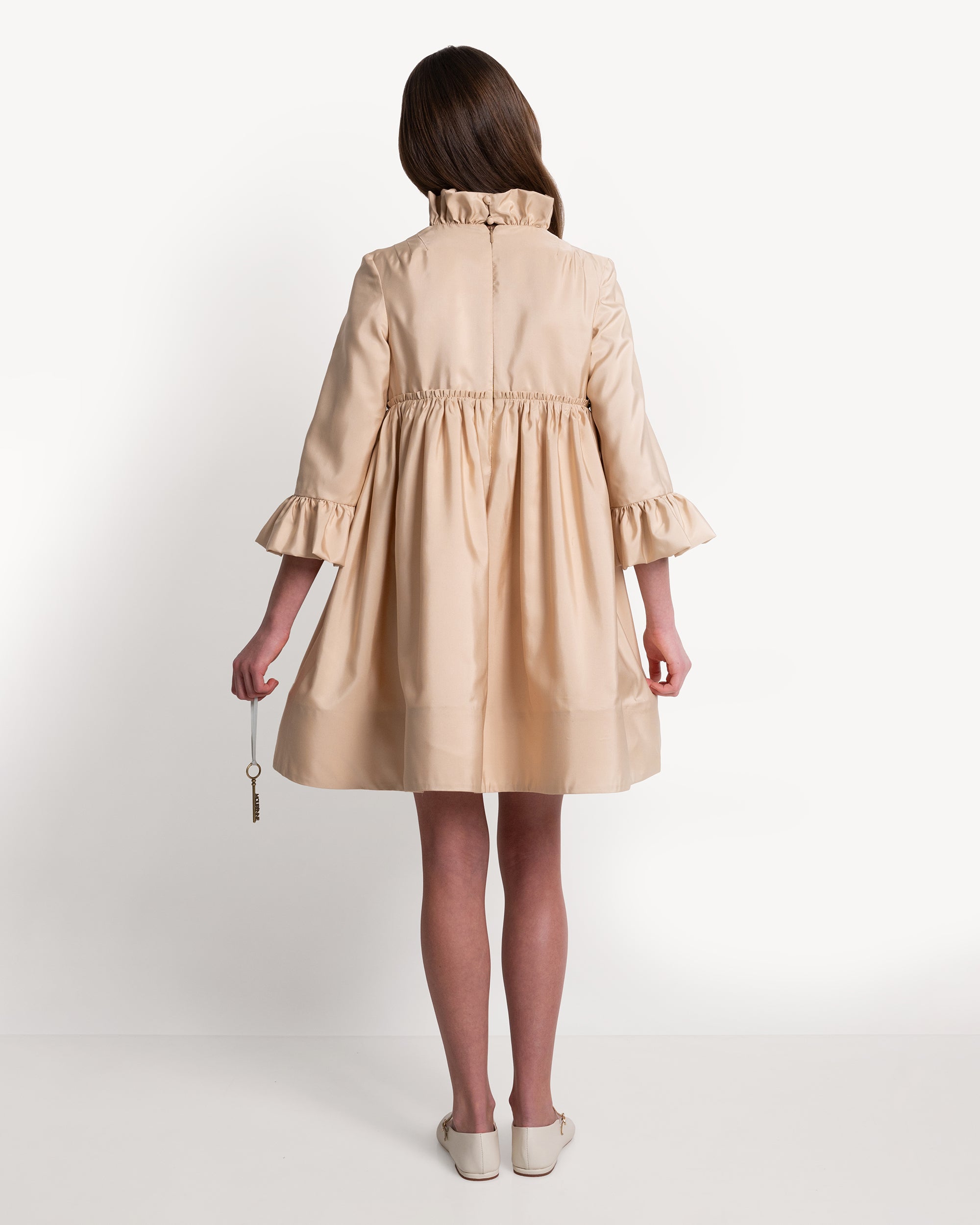 The Charlotte Dress in Latte