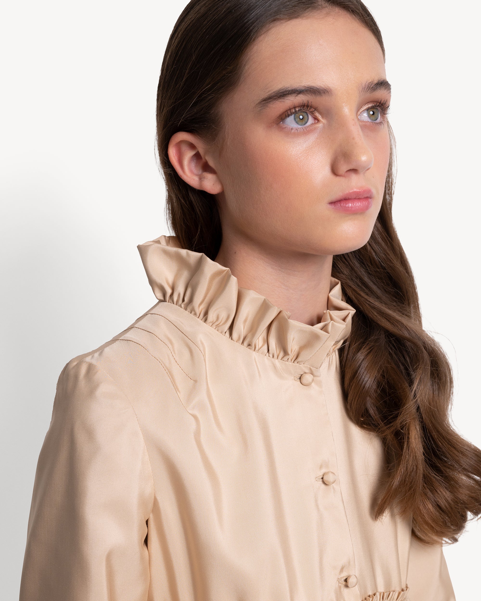 The Charlotte Dress in Latte