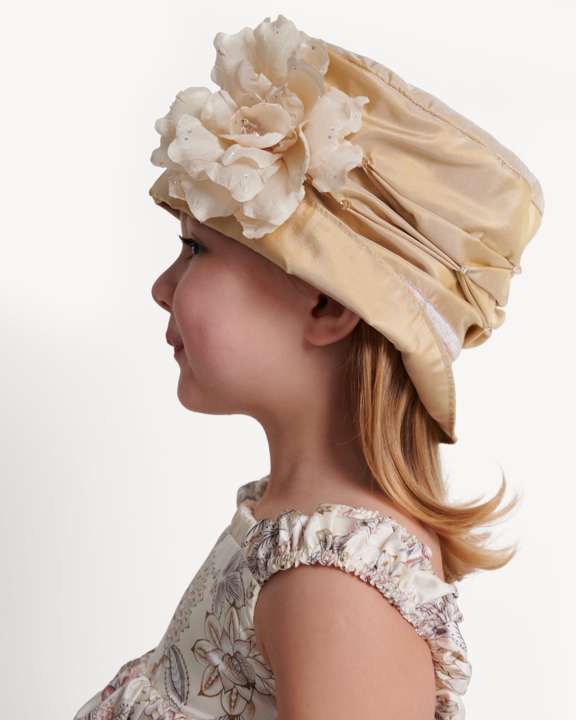 The Duchess Hat in Spun Gold