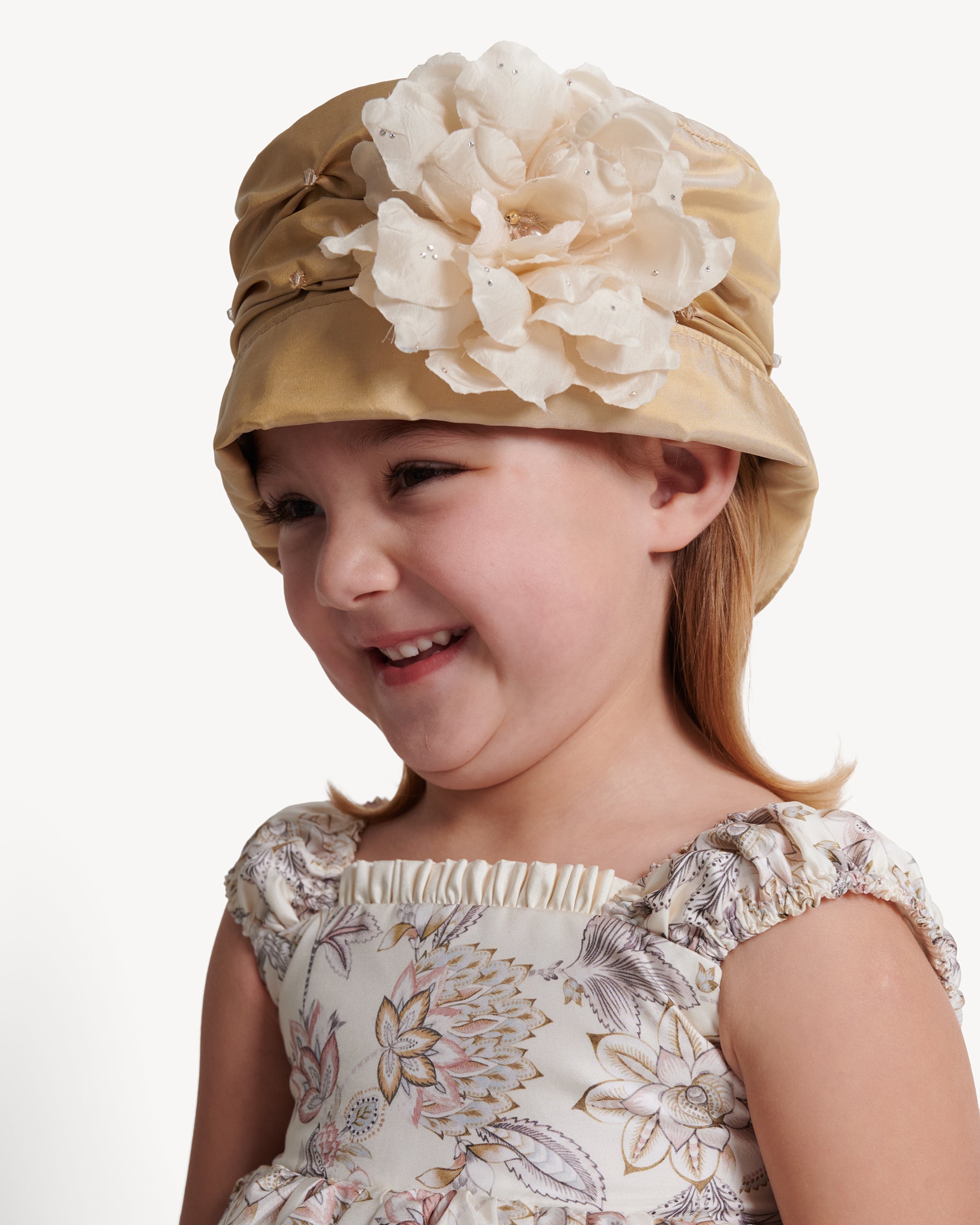 The Duchess Hat in Spun Gold