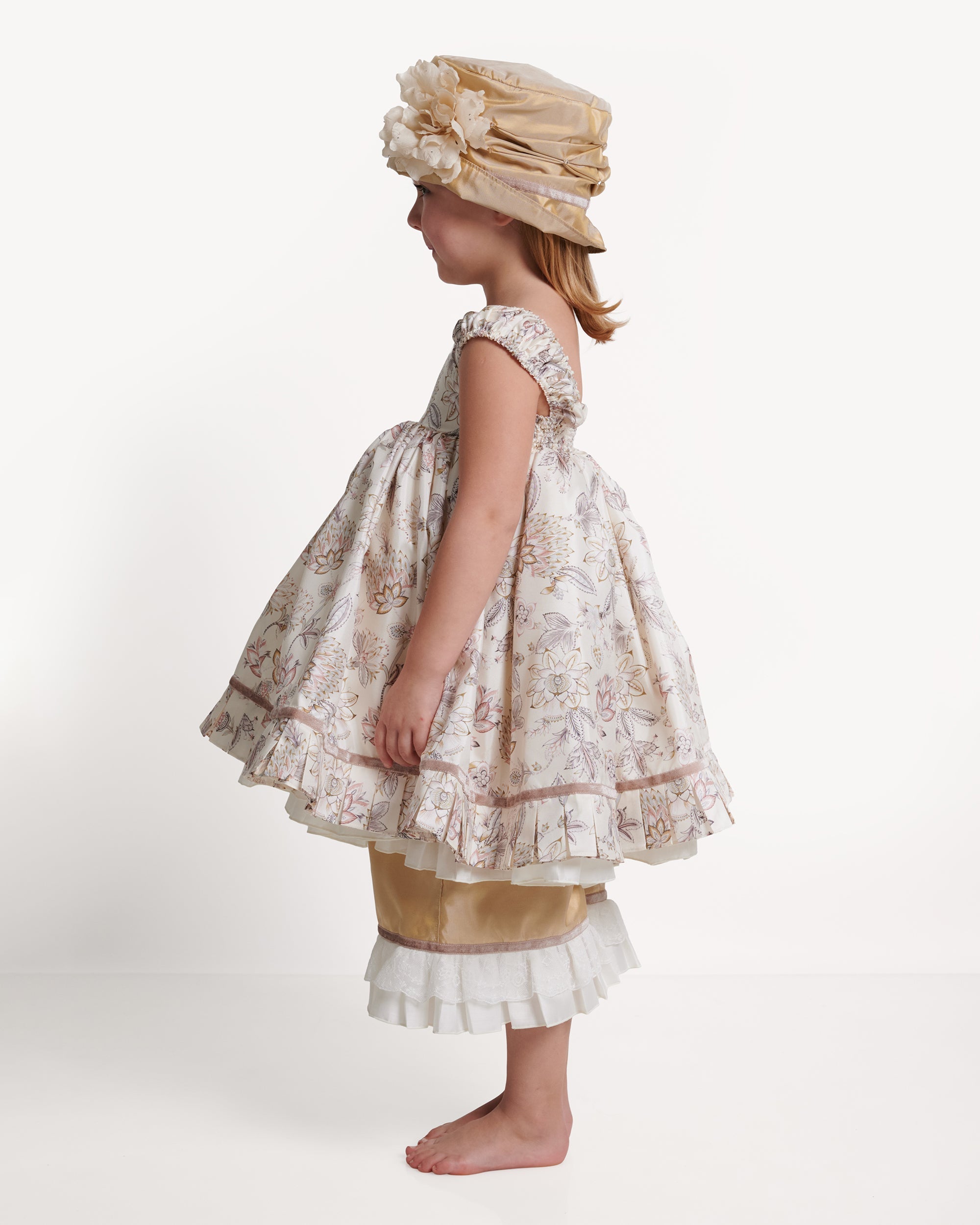 The Duchess Hat in Spun Gold