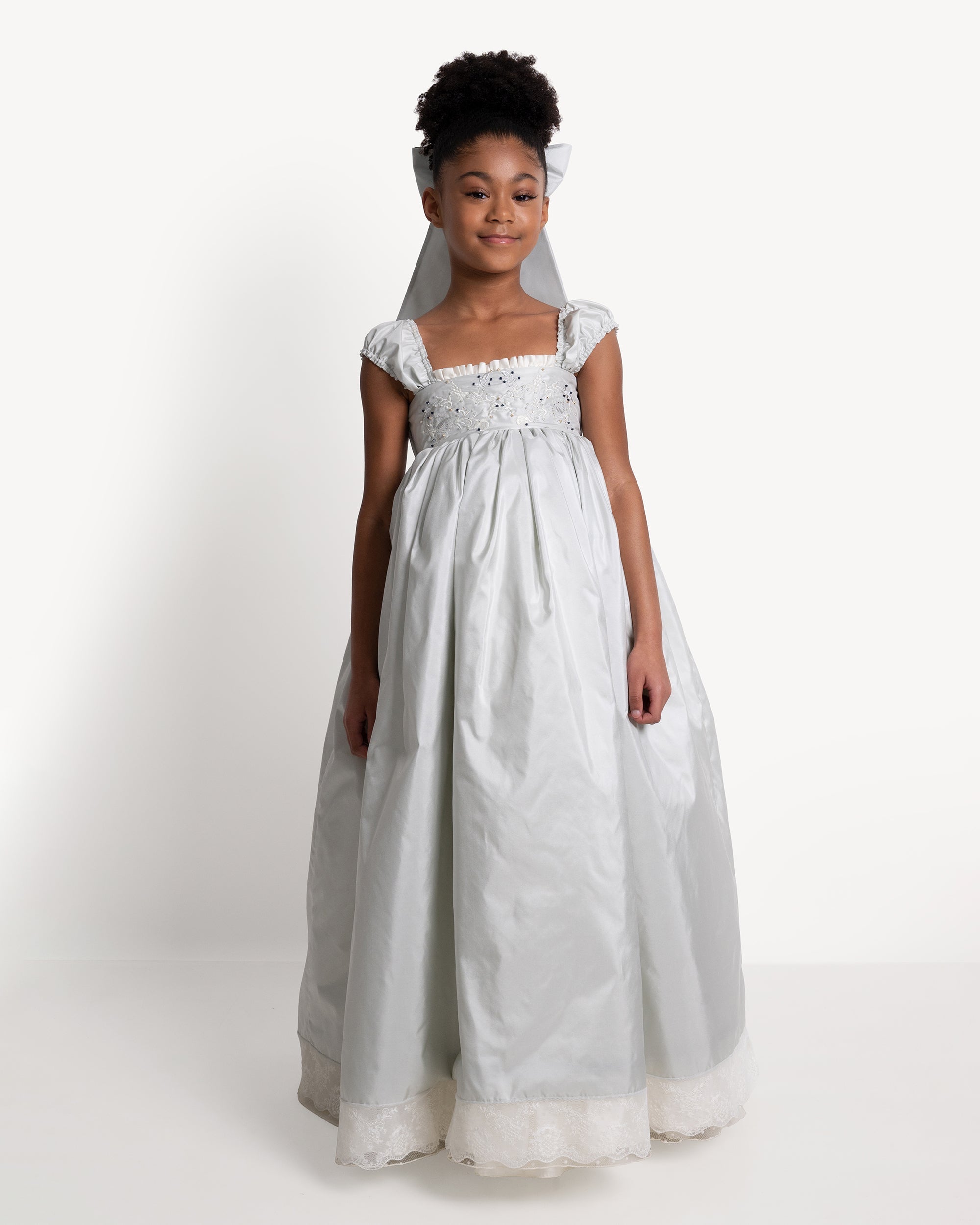 The Princess Dress in Blue Fox