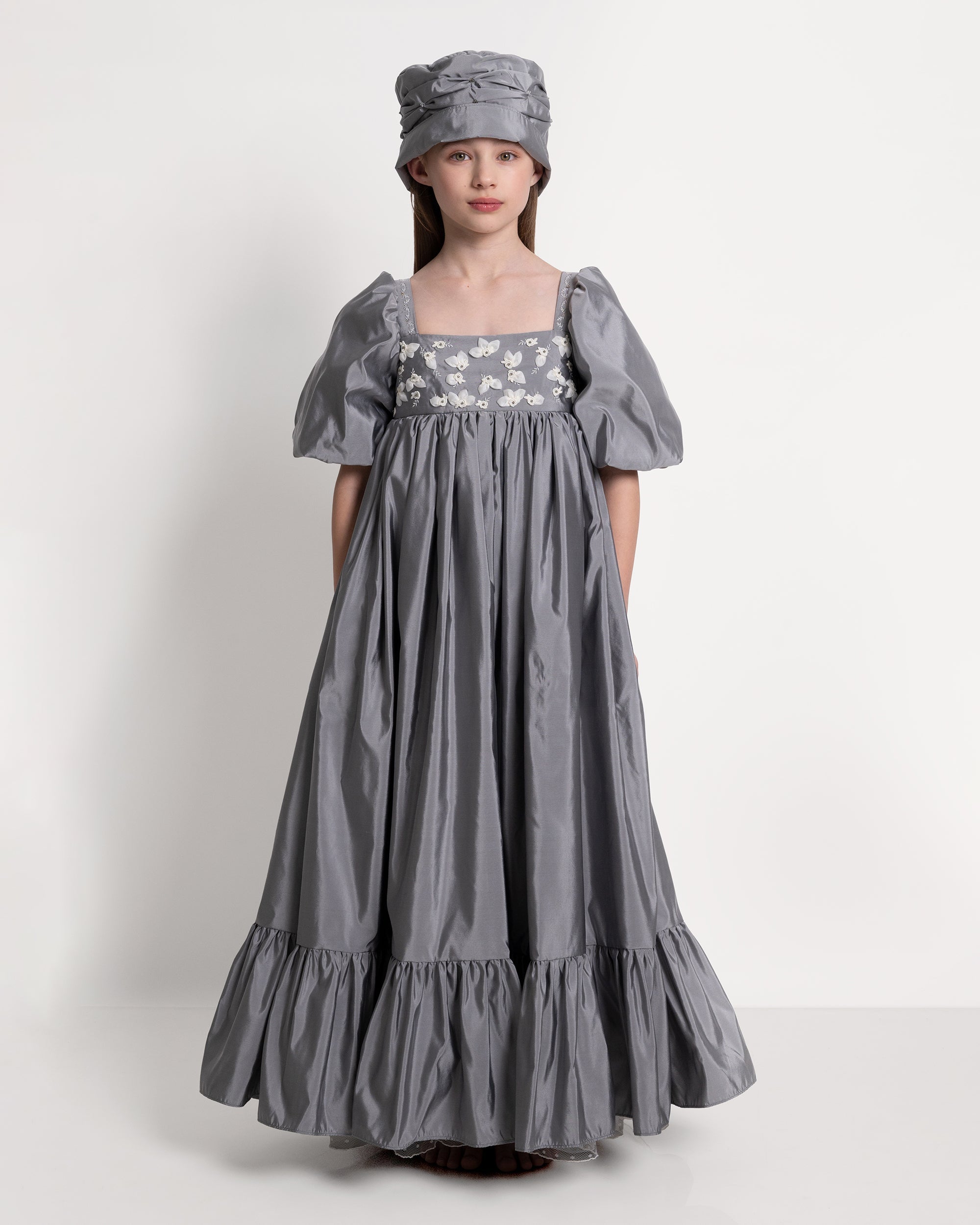 The Puff Dress in Moon Mist