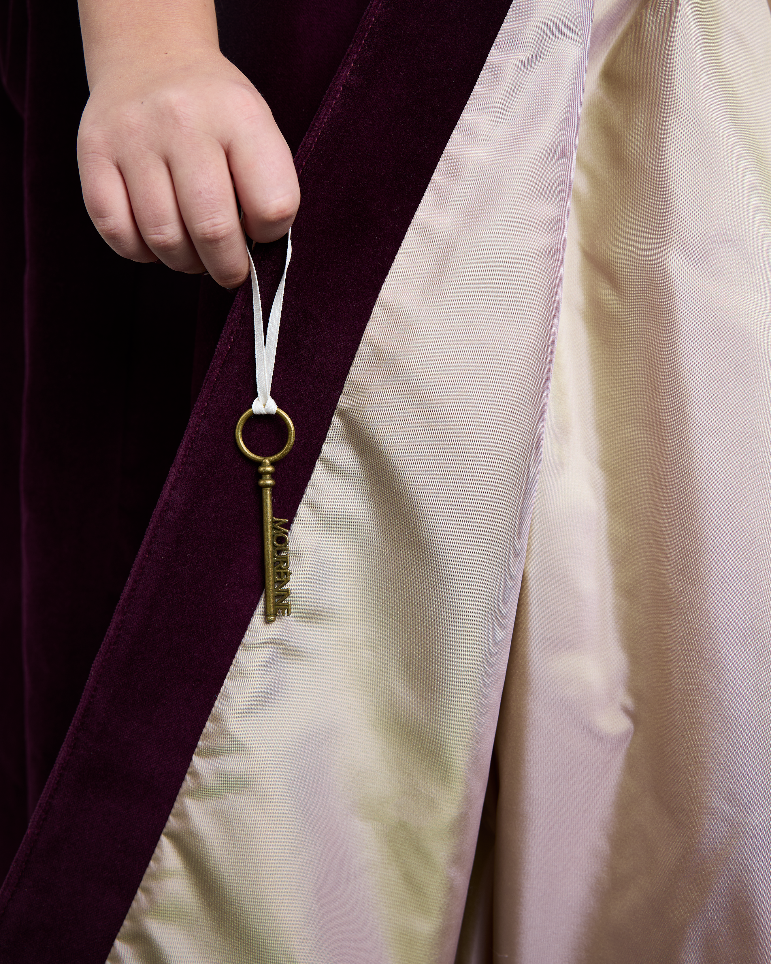 The Princess Coat in Aubergine