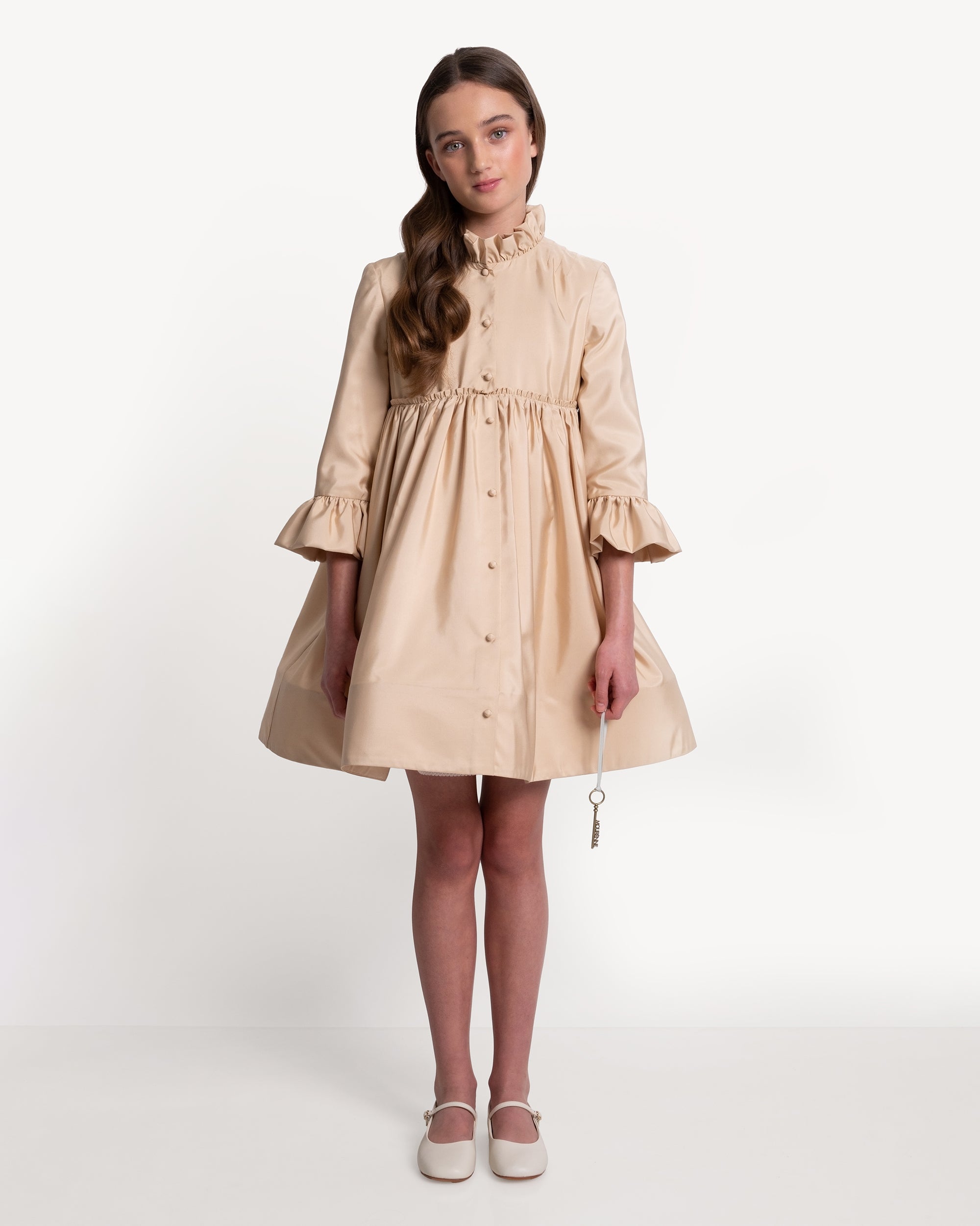 The Charlotte Dress in Latte